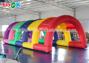 dome inflatable tent Colorful Inflatable Tunnel Tent With Air Blower For Auto Show Size 5*2.5*2m