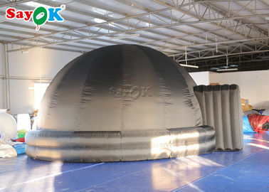 Black  Inflatable Planetarium For Schools Education / Digital Mobile Planetarium