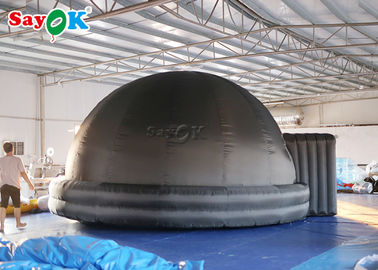 Black  Inflatable Planetarium For Schools Education / Digital Mobile Planetarium