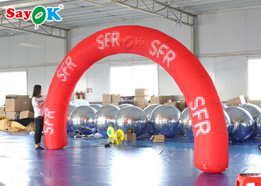 Custom Inflatable Arch Red 6*3m Inflatable Arch Start Finish Line For Advertising Event SGS