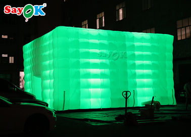 Go Outdoors Inflatable Tent LED Cube Inflatable Air Tent For Commercial Advertising Party Decoration