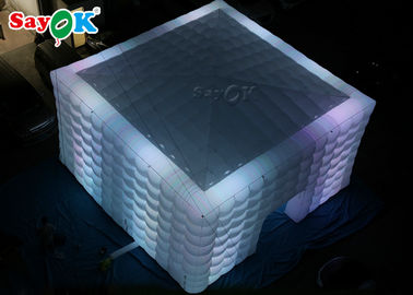 Go Outdoors Inflatable Tent LED Cube Inflatable Air Tent For Commercial Advertising Party Decoration