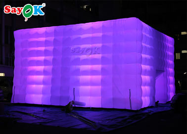 Go Outdoors Inflatable Tent LED Cube Inflatable Air Tent For Commercial Advertising Party Decoration