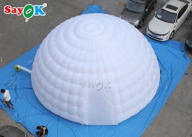 Go Outdoors Air Tent 8m Giant Inflatable Igloo Dome Tent With Air Blower For Exhibitions