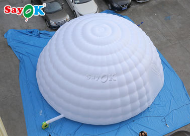 Go Outdoors Air Tent 8m Giant Inflatable Igloo Dome Tent With Air Blower For Exhibitions