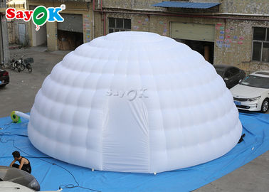 Go Outdoors Air Tent 8m Giant Inflatable Igloo Dome Tent With Air Blower For Exhibitions