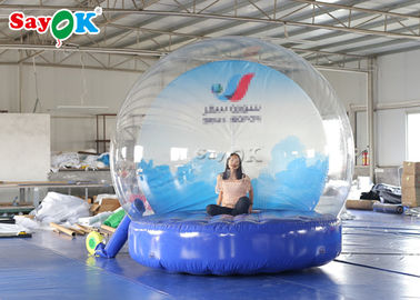 ROHS Inflatable Holiday Decorations Transparent Bubble Tent With  Pump