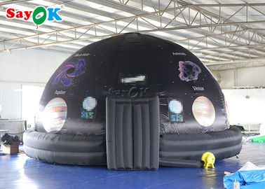 Inflatable Digital Mobile Planetarium With PVC Floor Mat For Astronomy Museum