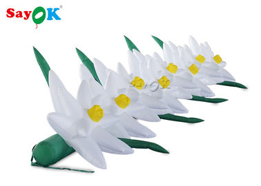 Durable Inflatable Flower Chain With Air Blower For Advertising