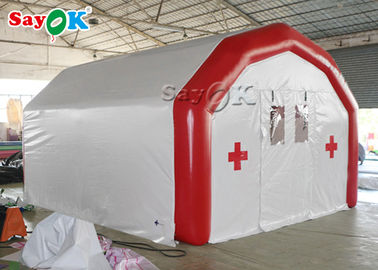 Inflatable Pole Tent Large Airtight Mobile Hospital Inflatable Medical Tent To Set Medical Beds