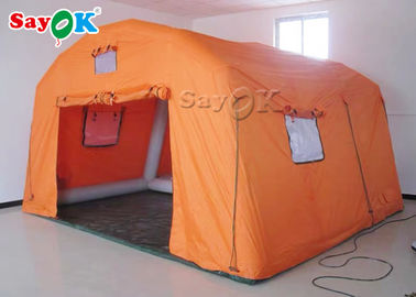 inflatable emergency tent Fire Proof PVC Tarpaulin  Inflatable Medical Tent / Medical Relief Tent