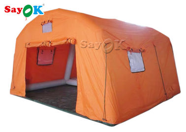 inflatable emergency tent Fire Proof PVC Tarpaulin  Inflatable Medical Tent / Medical Relief Tent