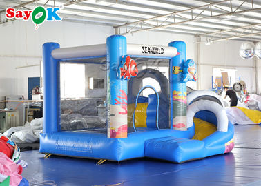 Giant Inflatable PVC Air Bouncer Slide Animals Combo Open 2 Years  Warranty