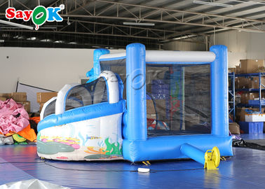 Giant Inflatable PVC Air Bouncer Slide Animals Combo Open 2 Years  Warranty