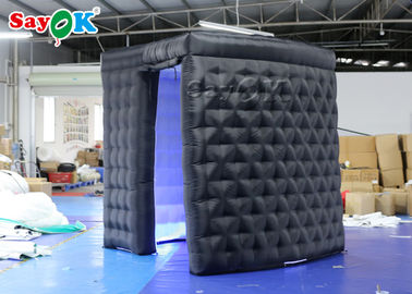 Party Photo Booth Fireproof Removeable Inflatable LED Photo Booth Wall For Wedding Party