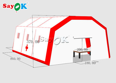 Inflatable Emergency Tent Movable Water Resistant Inflatable Medical Tent To Set Beds With Air Pump