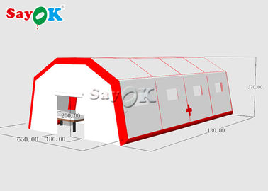 Inflatable Pole Tent Customized Size Inflatable Field Hospital Oxygen Tent To Set Patients Fast Built