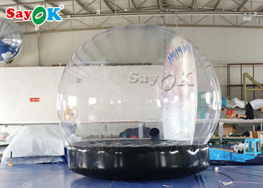 PVC Christmas Ornaments Inflatable Snow Globe For Outdoor Advertising