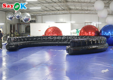 Black Hermetically Sealed Custom Inflatable Products Blow Up Sofa Custom 7.3m