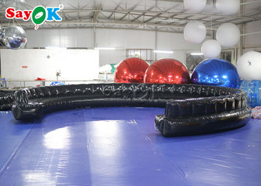 Black Hermetically Sealed Custom Inflatable Products Blow Up Sofa Custom 7.3m