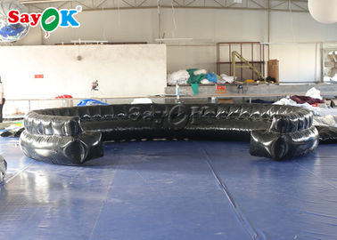 Black Hermetically Sealed Custom Inflatable Products Blow Up Sofa Custom 7.3m