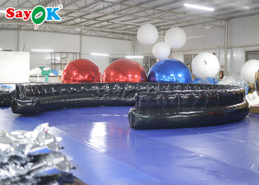 Black Hermetically Sealed Custom Inflatable Products Blow Up Sofa Custom 7.3m