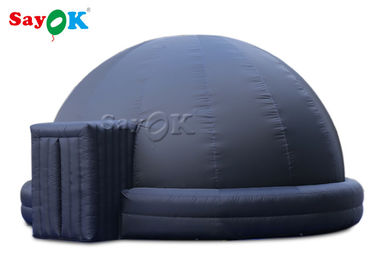 Mobile 360 Digital Inflatable Planetarium Dome Easy To Setup Black Color