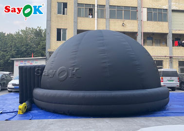 Mobile 360 Digital Inflatable Planetarium Dome Easy To Setup Black Color