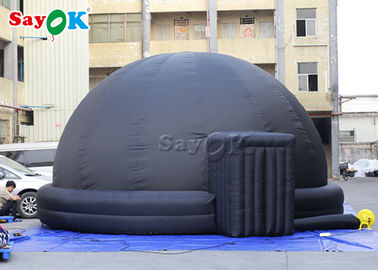 Mobile 360 Digital Inflatable Planetarium Dome Easy To Setup Black Color