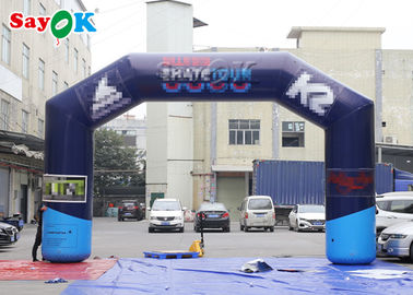 Arch Bridge Design Outdoor Sport Racing Games Inflatable Finish Line Arch / Blow Up Entrance Arch