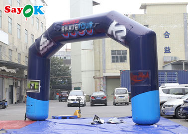 Arch Bridge Design Outdoor Sport Racing Games Inflatable Finish Line Arch / Blow Up Entrance Arch