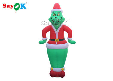 Inflatable Dog	Green Hair Clown Inflatable Cartoon Characters For Advertising Double Sewing