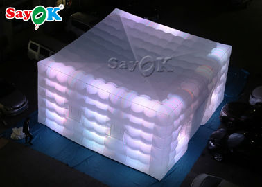 Inflatable Cube Tent Square Giant LED Light Inflatable Air Tent For Fairs Event SGS ROSH