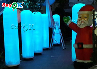 Custom LED Inflatable Column Pillar For Wedding /  Stage / Party Entrance Decoration