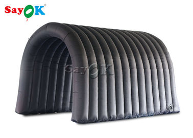 inflatable outdoor tent Portable Sterilization And Disinfection Chamber Channel Black Dome Shape In Public