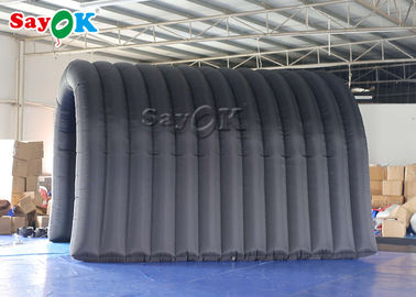 inflatable outdoor tent Portable Sterilization And Disinfection Chamber Channel Black Dome Shape In Public