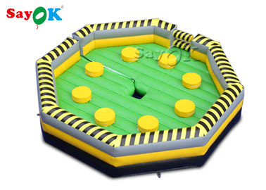 Inflatable Backyard Games 6m Crazy Inflatable Meltdown Machine Meltdown Wipeout Game For Amusement