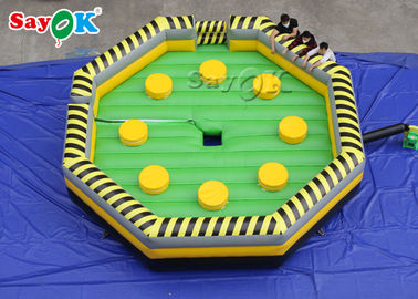 Inflatable Backyard Games 6m Crazy Inflatable Meltdown Machine Meltdown Wipeout Game For Amusement