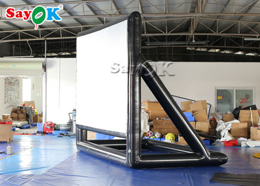 Inflatable Big Screen Backyard Inflatable Movie Screen Rear Projection Logo Printing