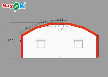 Air Inflatable Tent Custom Mobile Inflatable Medical Tent Disinfection Channel Tent  Safe And Durable