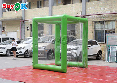 Custom Made Green Fogger Intergrated Disinfection Channel In Supermarket Entrance