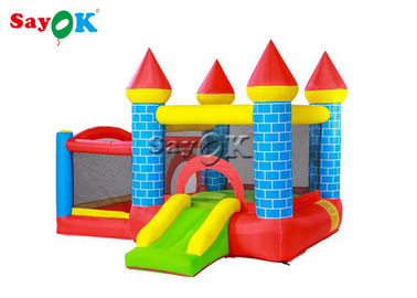 0.55mm / 18OZ Waterproof Mini Inflatable Castle Two Years Warranty