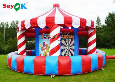 Inflatable Lawn Games Carnival Inflatable  Sports Games Booth Basketball Toss Game 5- In -1 For All Ages