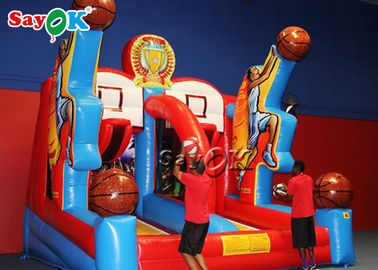 Funny Commercial Basketball Shooting Game Giant Inflatable Basketball Hoops Inflatable Party Games For Adults