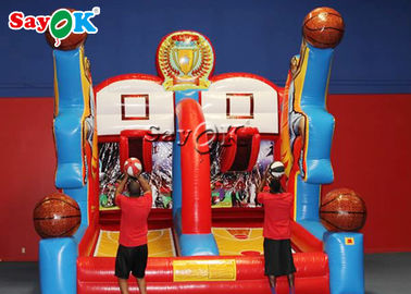 Funny Commercial Basketball Shooting Game Giant Inflatable Basketball Hoops Inflatable Party Games For Adults