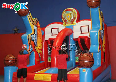 Funny Commercial Basketball Shooting Game Giant Inflatable Basketball Hoops Inflatable Party Games For Adults