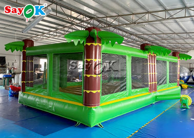 Outdoor Inflatable Games Multifunctional Backyard Tarpaulin Inflatable Volleyball Field