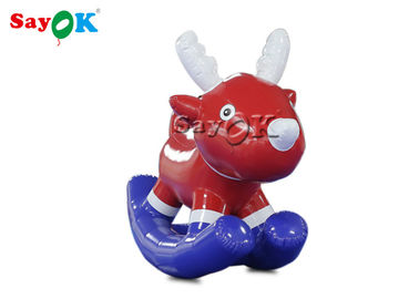 Inflatable Rocking Horse Baby Toys PVC 1.8x0.7x1.8 MH Inflatable Pony Horse