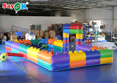 Kids Inflatable Games Large Playground Waterproof Inflatable Bumper Car Fence