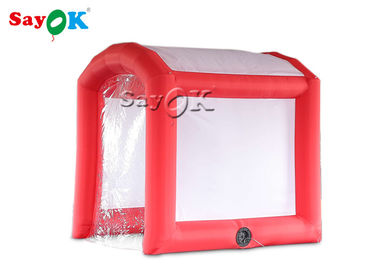 Outdoor 2x2.5x2.5mH Red Inflatable Disinfection Fogger Channel